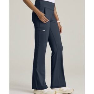 Grey's Anatomy Knit Stretch Women's Swift 5-Pocket Flare Scrub Pant Medium